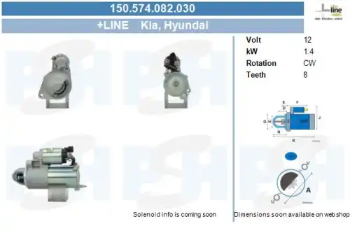 Стартер CV PSH 150.574.082.030