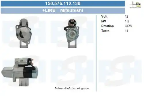 Стартер CV PSH 150.576.112.130