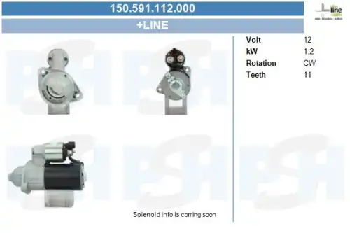 Стартер CV PSH 150.591.112.000