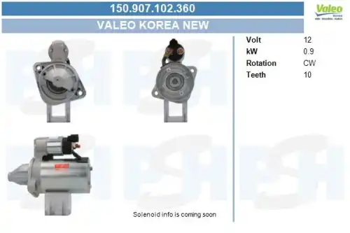Стартер CV PSH 150.907.102.360