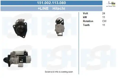 Стартер CV PSH 151.002.113.080