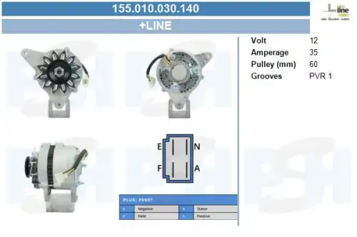 Генератор ! \ 155.010.030.140 CV PSH