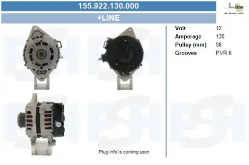 Генератор ! \ 155.922.130.000 CV PSH