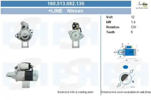 Стартер CV PSH 160.513.082.130