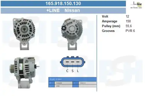 Генератор CV PSH 165.918.150.130