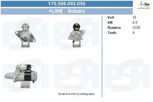 Стартер CV PSH 170.509.092.050