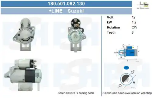 Стартер CV PSH 180.501.082.130
