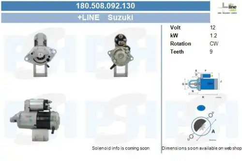 Стартер CV PSH 180.508.092.130