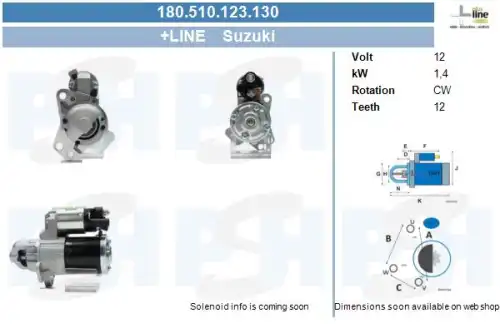 Стартер CV PSH 180.510.123.130