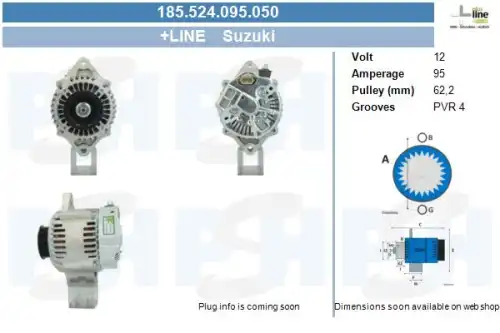 Генератор CV PSH 185.524.095.050