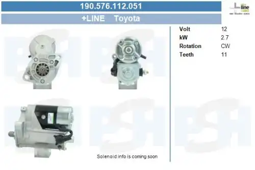 Стартер CV PSH 190.576.112.051