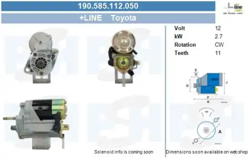 Стартер CV PSH 190.585.112.050