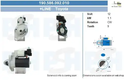 Стартер CV PSH 190.586.092.010
