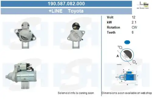 Стартер CV PSH 190.587.082.000