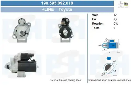 Стартер CV PSH 190.595.092.010