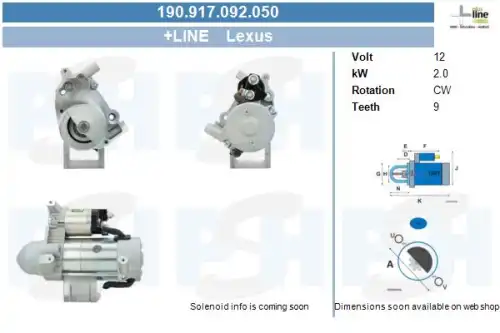Стартер CV PSH 190.917.092.050