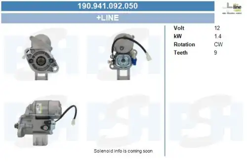 Стартер CV PSH 190.941.092.050