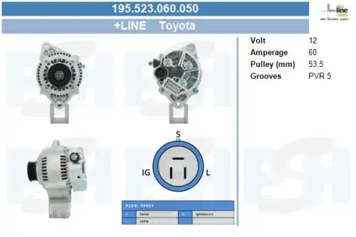 Генератор ! \ 195.523.060.050 CV PSH