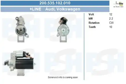 Стартер CV PSH 200.535.102.010