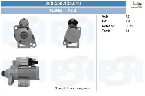 Стартер CV PSH 200.550.133.010