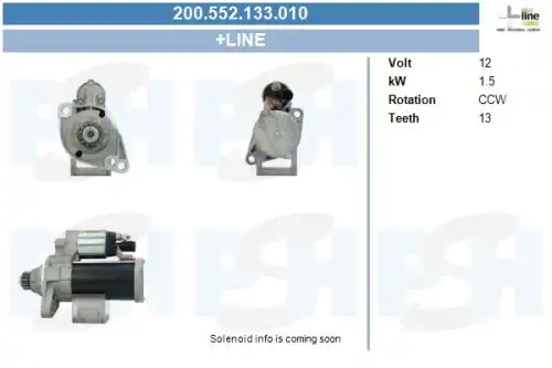 Стартер CV PSH 200.552.133.010