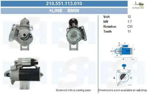Стартер CV PSH 210.551.113.010