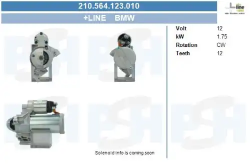 Стартер CV PSH 210.564.123.010
