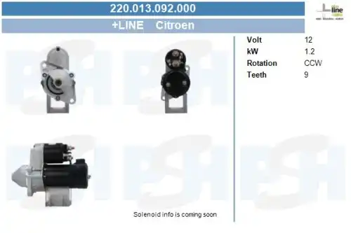 Стартер CV PSH 220.013.092.000