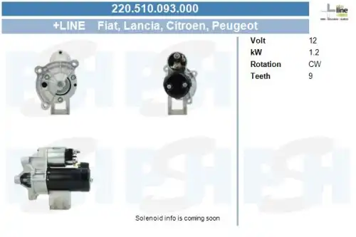 Стартер CV PSH 220.510.093.000