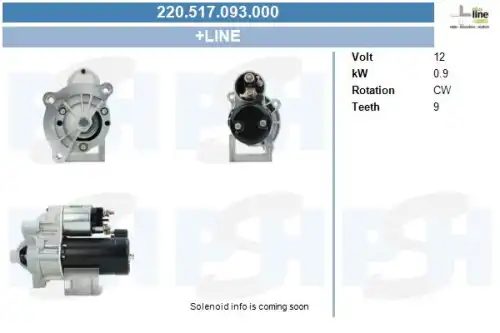 Стартер CV PSH 220.517.093.000
