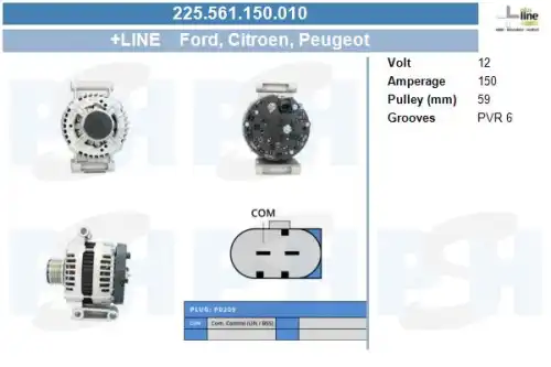 Генератор CV PSH 225.561.150.010