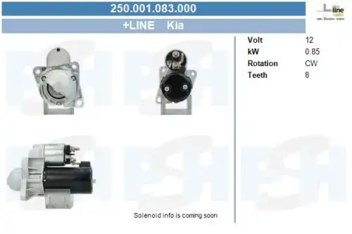 Стартер CV PSH 250.001.083.000