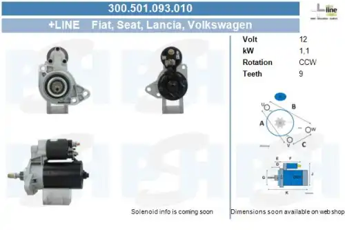 Стартер CV PSH 300.501.093.010