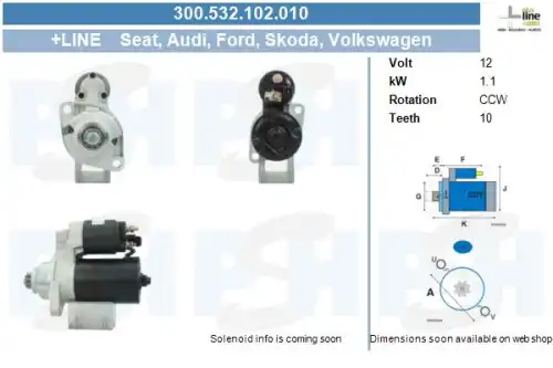 Стартер CV PSH 300.532.102.010
