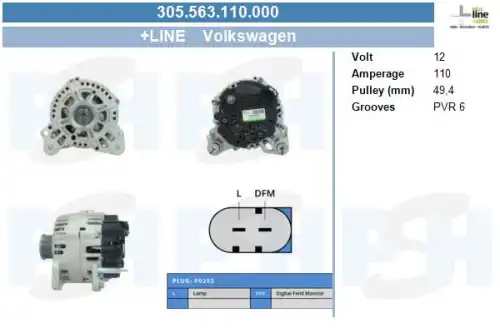 Генератор CV PSH 305.563.110.000