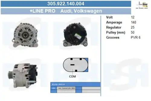 Генератор ! \ 305.922.140.004 CV PSH
