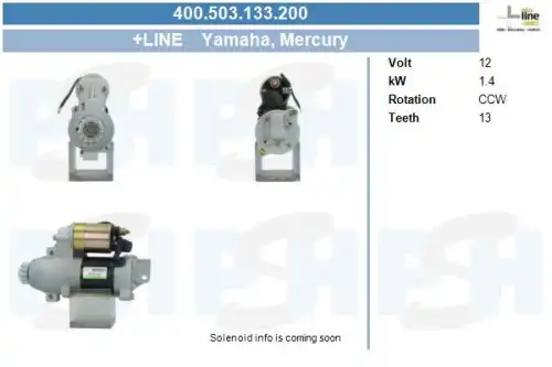 Стартер CV PSH 400.503.133.200
