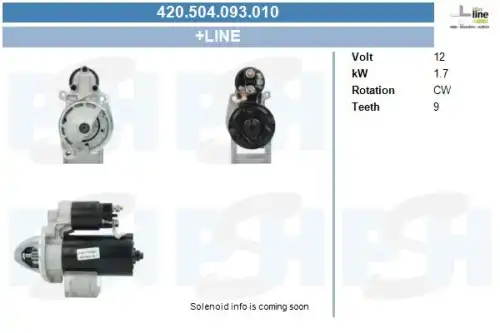 Стартер CV PSH 420.504.093.010