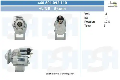 Стартер CV PSH 440.501.092.110