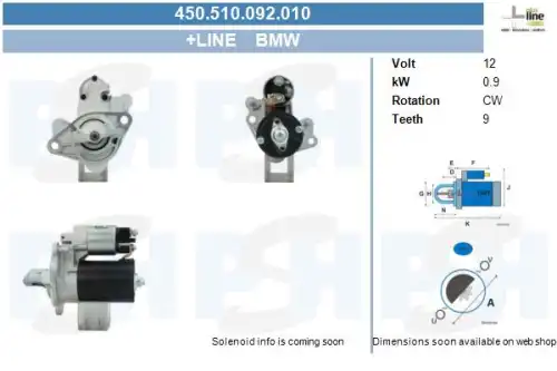 Стартер CV PSH 450.510.092.010