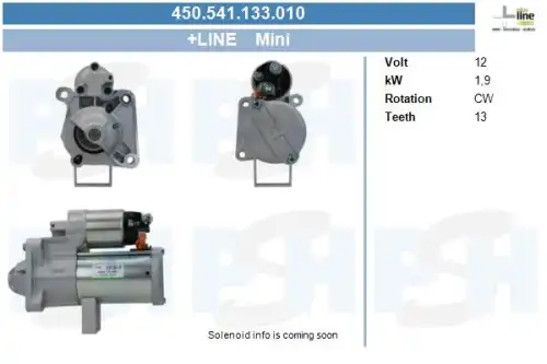 Стартер CV PSH 450.541.133.010