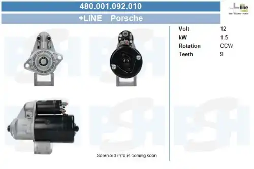 Стартер CV PSH 480.001.092.010