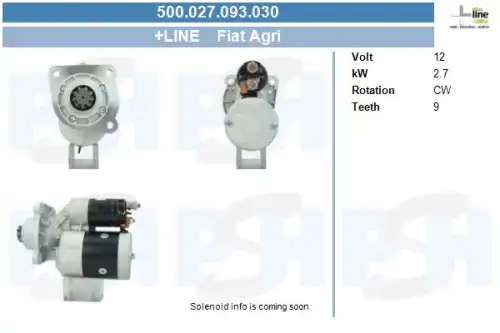 Стартер CV PSH 500.027.093.030