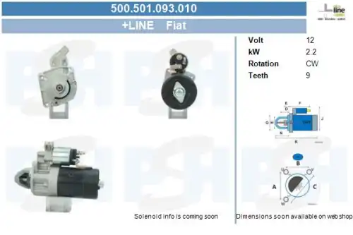 Стартер CV PSH 500.501.093.010