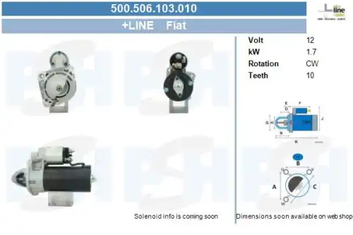 Стартер CV PSH 500.506.103.010