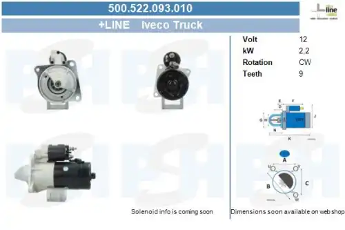 Стартер CV PSH 500.522.093.010