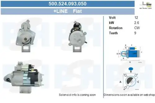 Стартер CV PSH 500.524.093.050