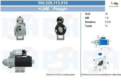 Стартер CV PSH 500.529.113.010