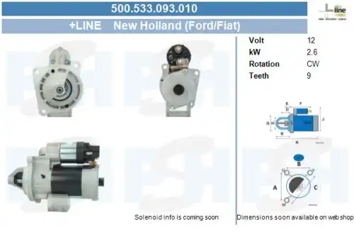 Стартер CV PSH 500.533.093.010
