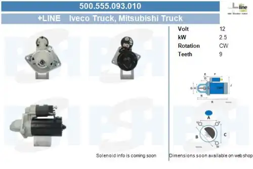 Стартер CV PSH 500.555.093.010